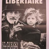 Affiche pour Alternative Libertaire un mensuel différent pour des lecteurs dissidents (Bruxelles)